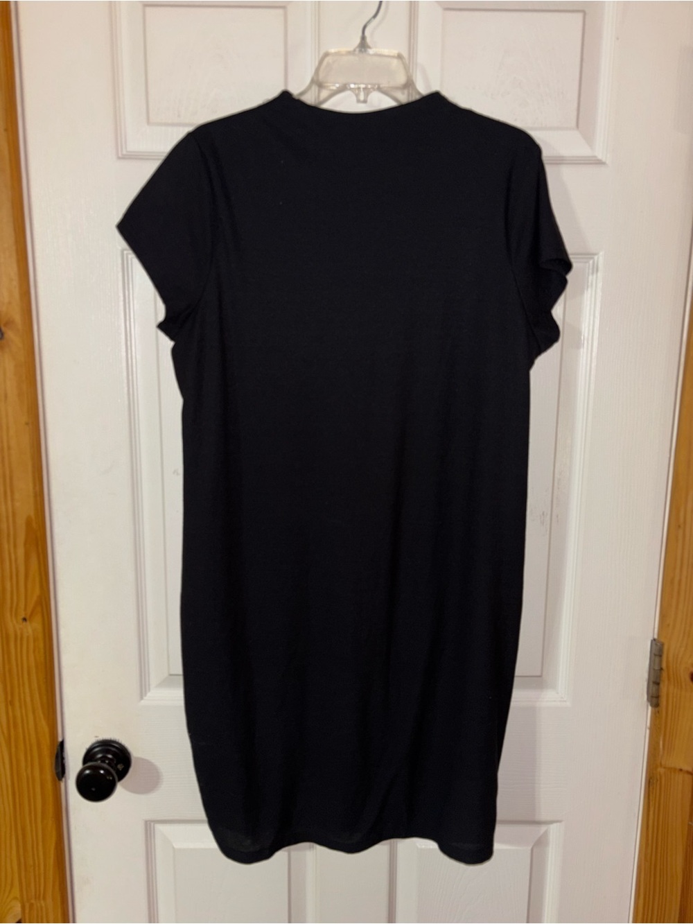 Rouge Helium Black Midi Tee Dress